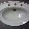 Whisper Grey Armitage Shanks Semi Recessed Vanity Basin