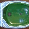 Jade Green Colour Three Hole Bidet