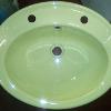Primrose Yellow Colour Vanity Bathroom Bowl